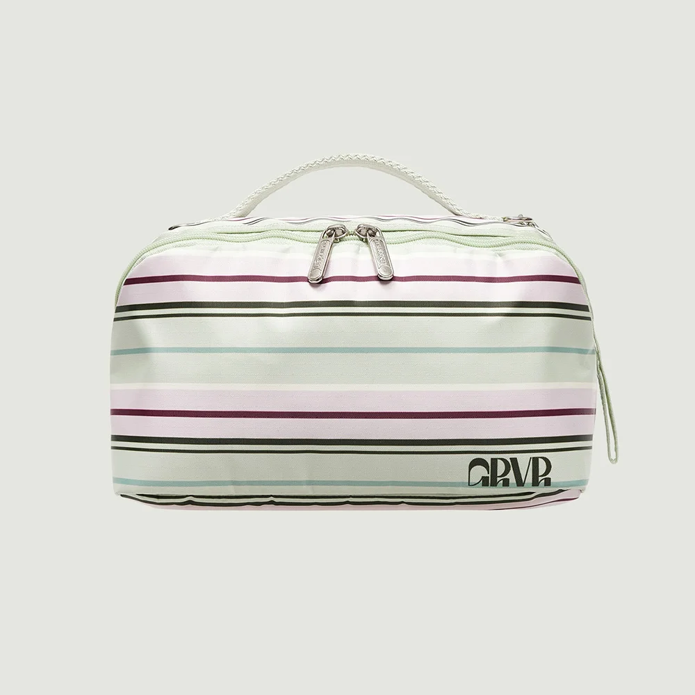 GRVR STRIPE POUCH (MINT)