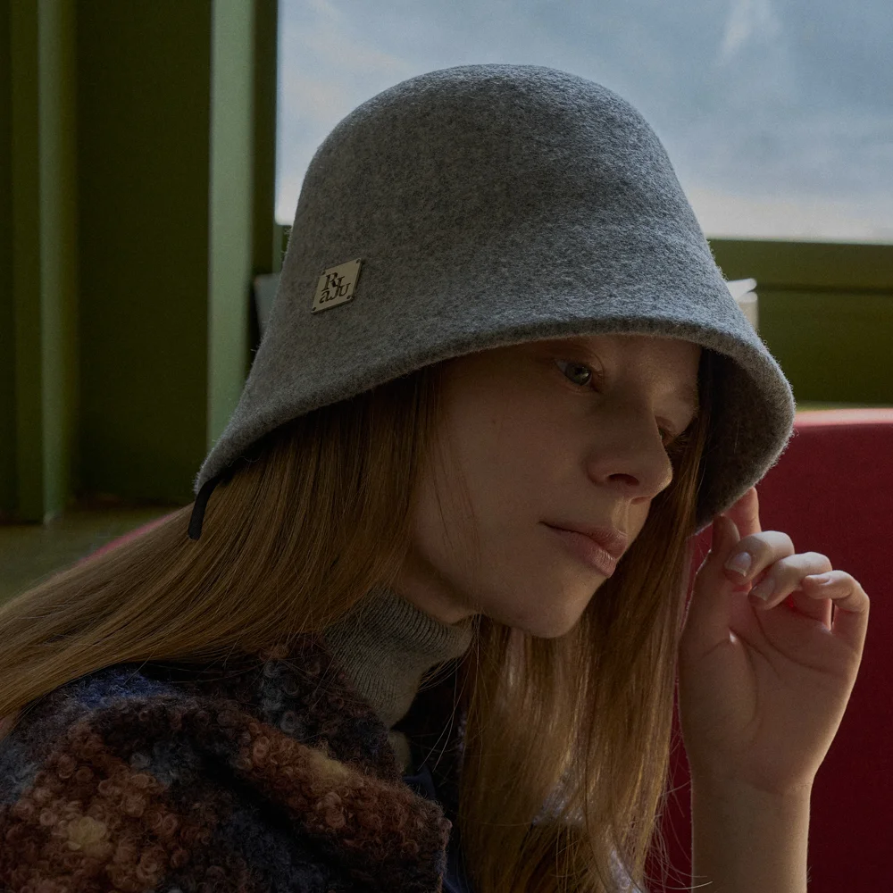 Wool Cloche Bucket Hat_5 Color