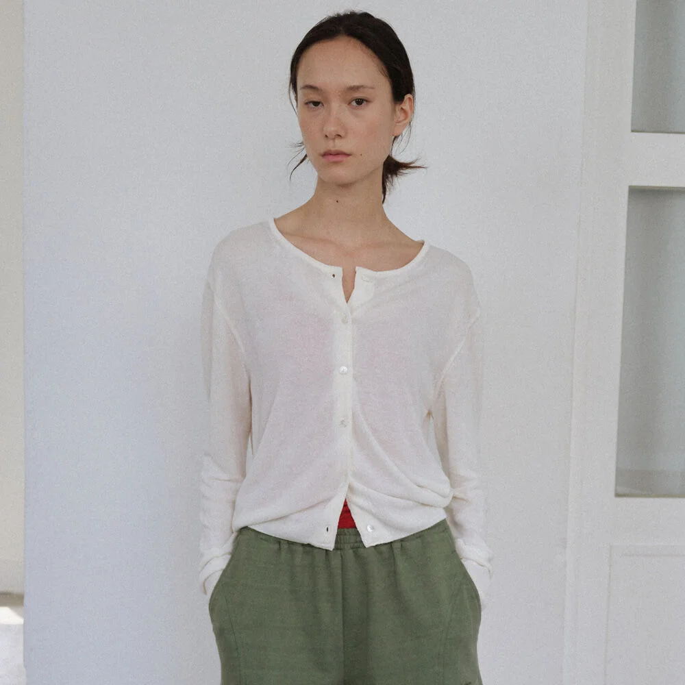 Bassi Cardigan (White)