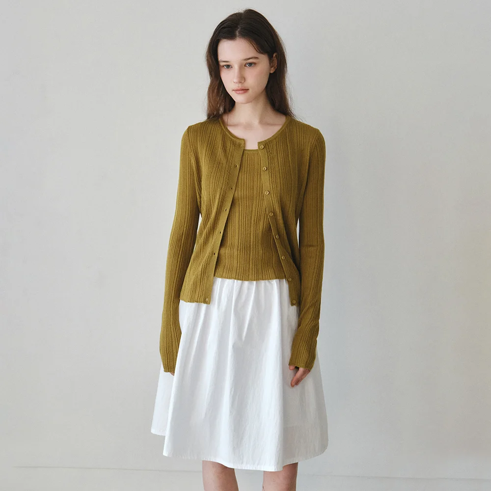 Mori Flare Skirt_IVORY(W26SK01)