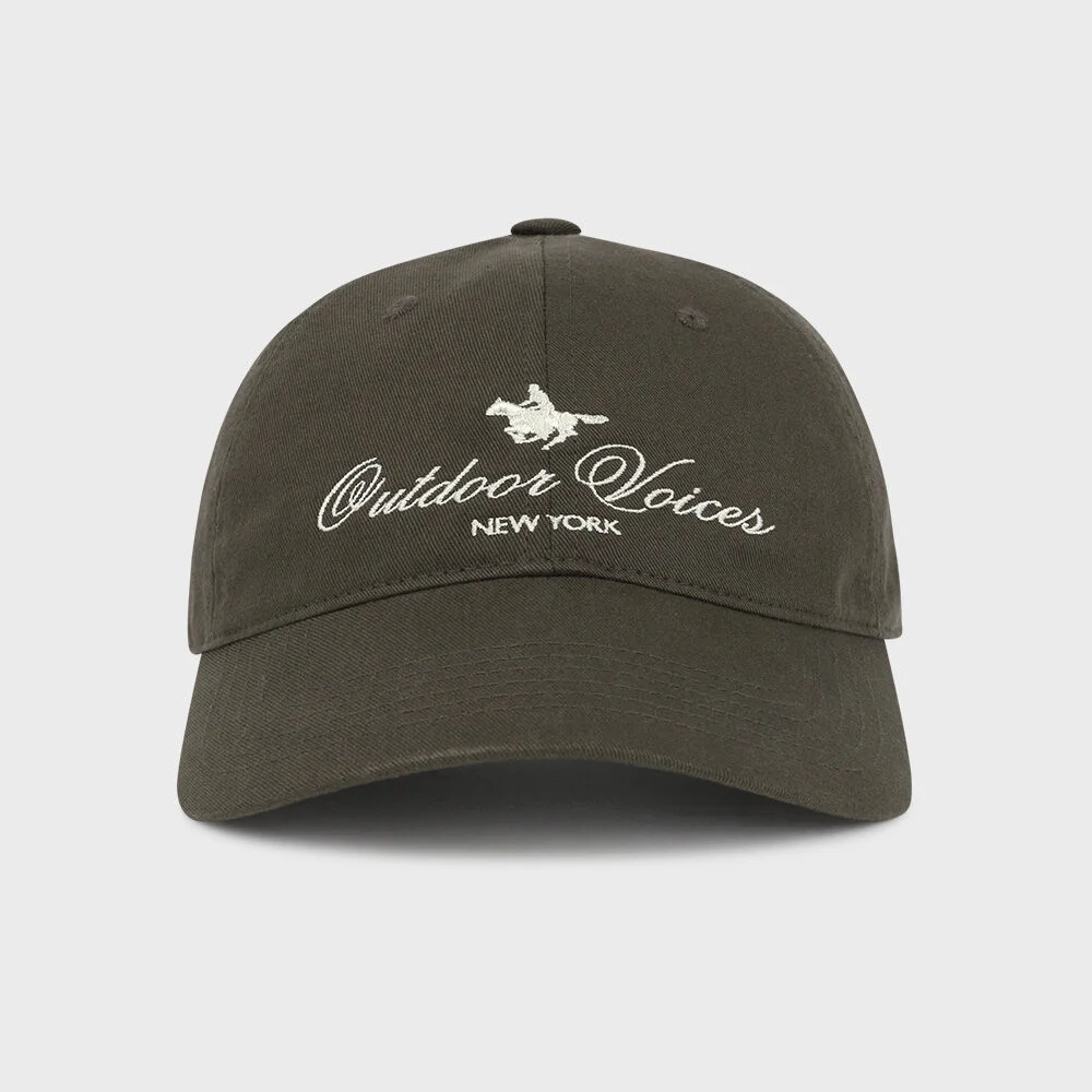 HORSE RIDING CLUB BALL CAP (BROWN)