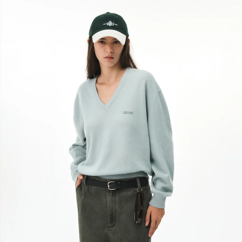 26FW MYLES V-NECK KNIT (MINT)