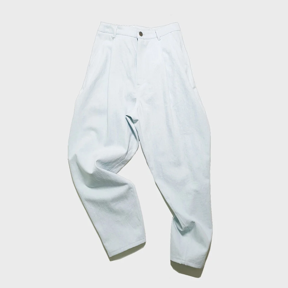 10s twill baggy pants 20ver-Mild sky blue
