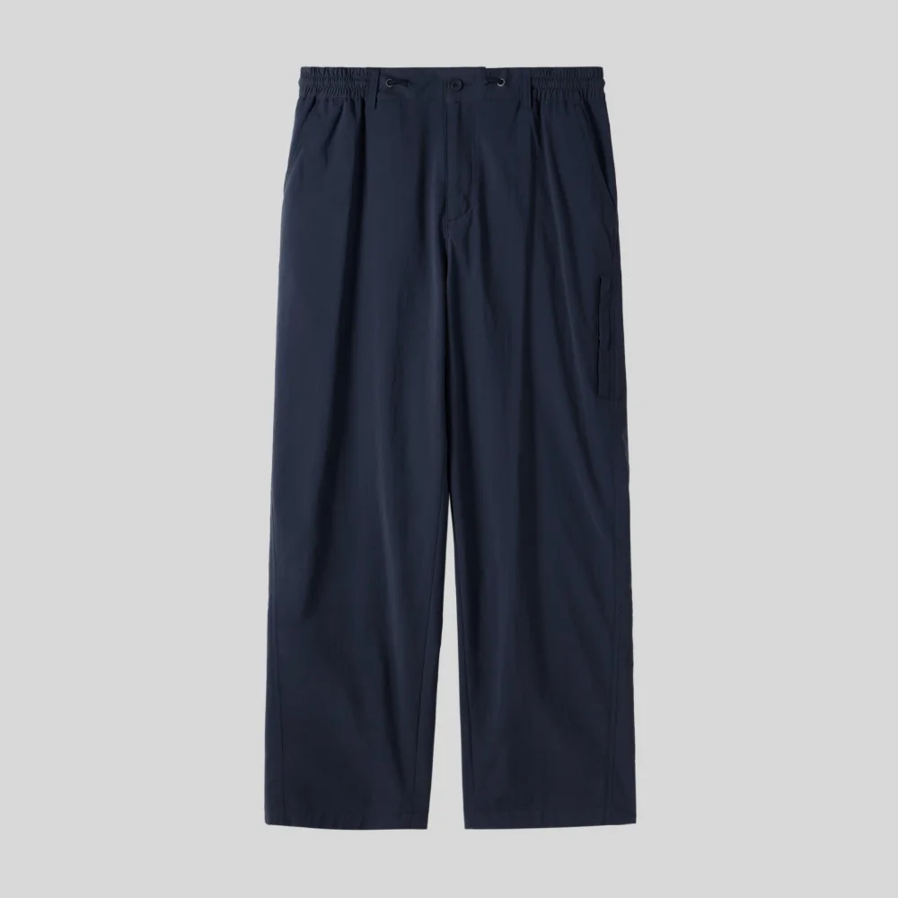 LIGHTWEIGHT NYLON TROUSERS - NAVY (P252MPT184)