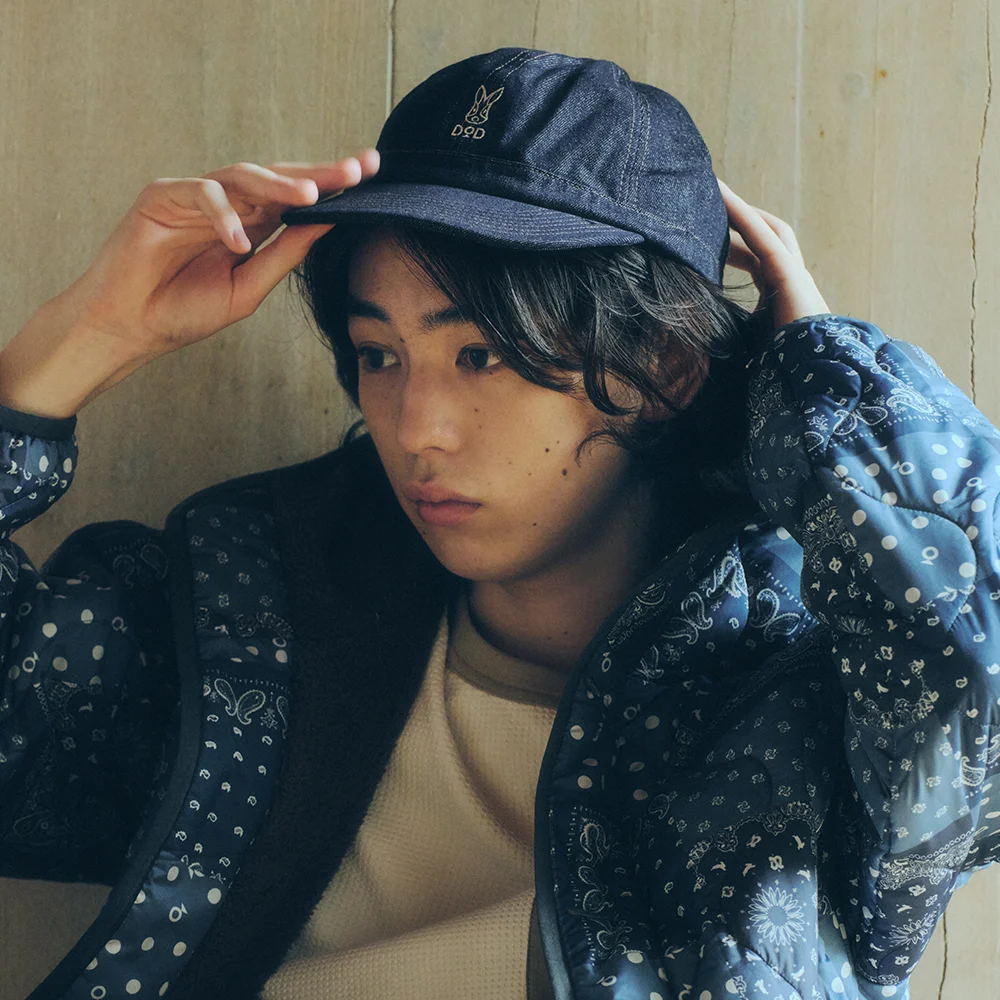 Work Cotton 牛仔 短帽簷帽(INDIGO)
