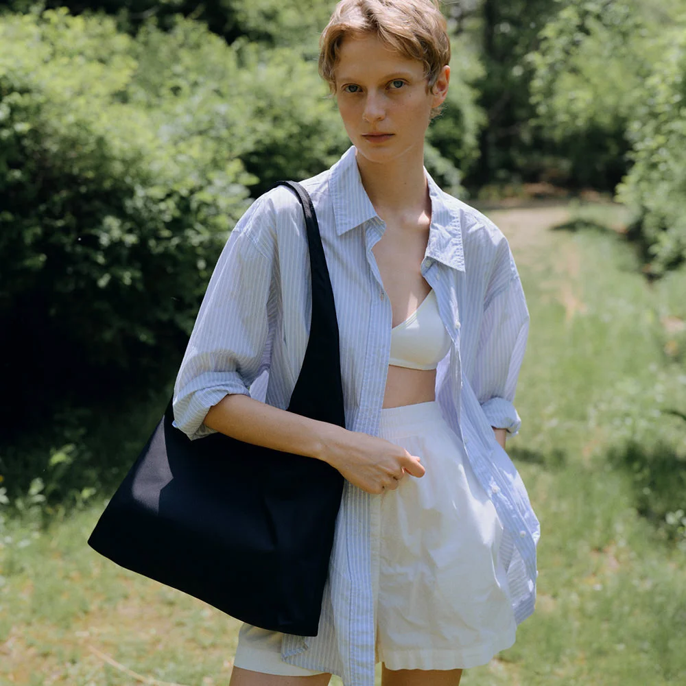 Annie hobo bag Nylon Black