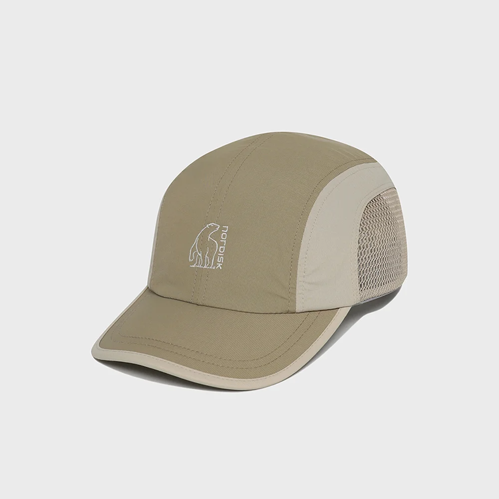 網布 配色鴨舌帽_Beige_OUS26C53E2