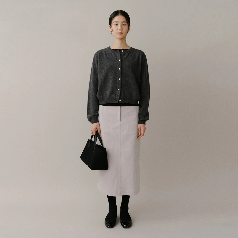 Hampton Skirt_Pale Gray