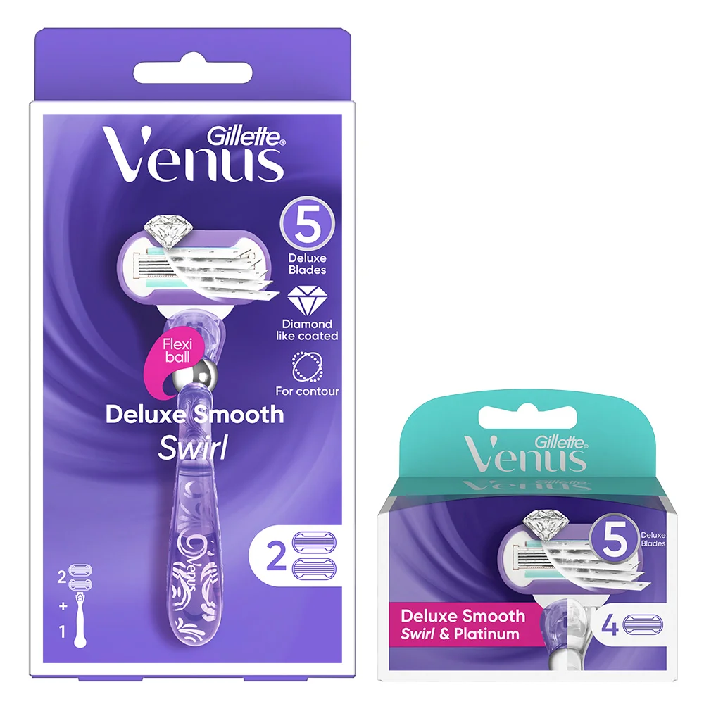Venus Swirl 剃鬚刀 正品特惠套裝/補充裝 2款 擇1