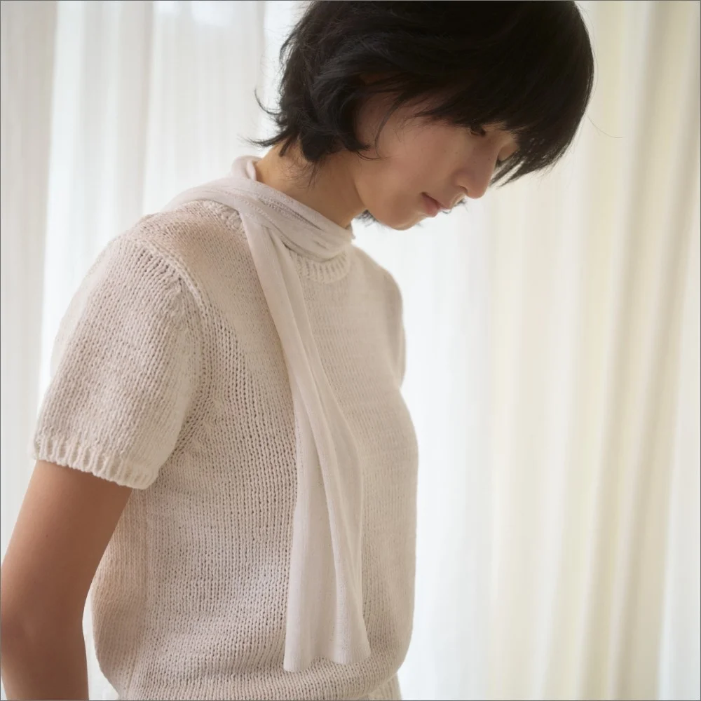 BAIA LINEN SCARF_WHITE