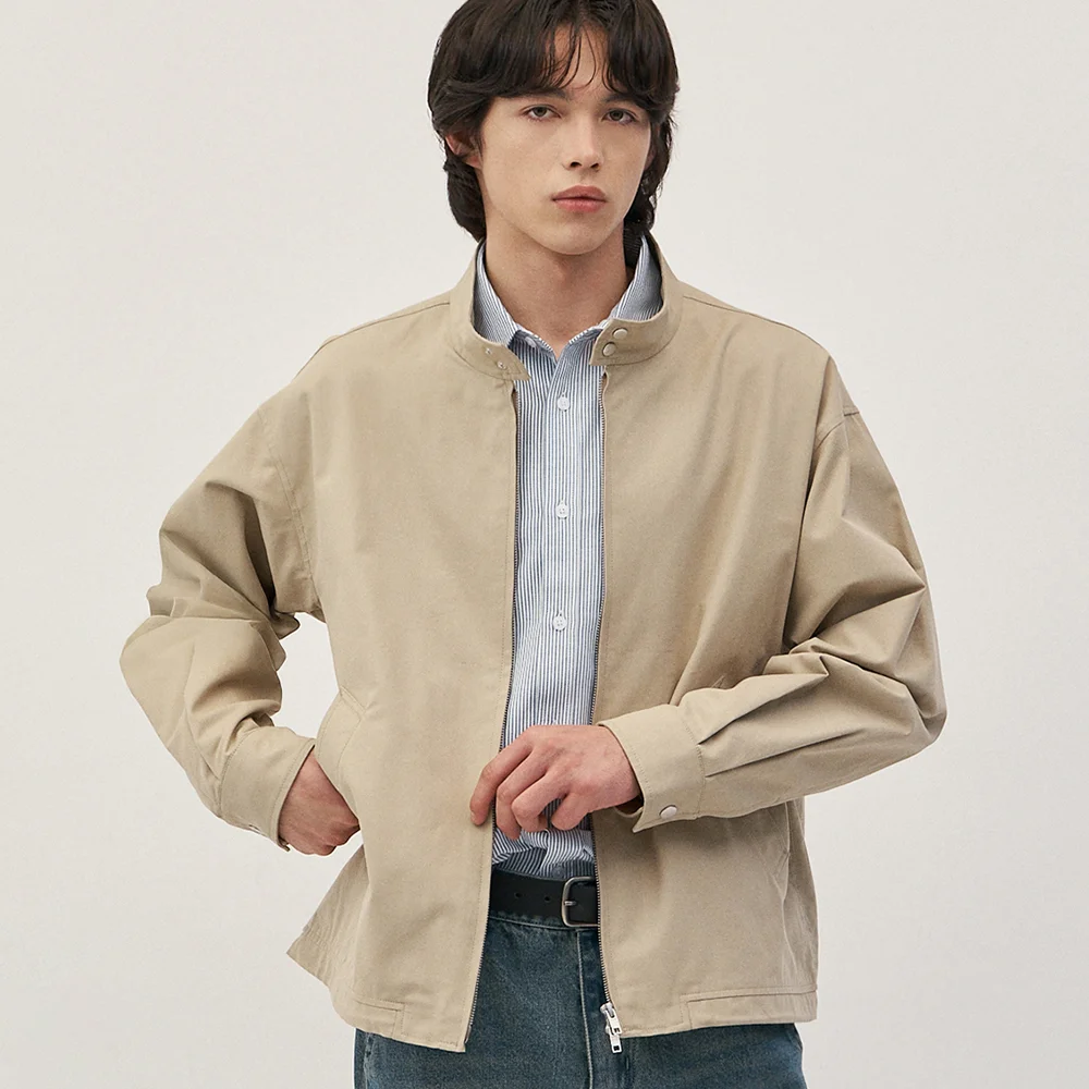 必備款 半 寬鬆版型 Harrington 外套