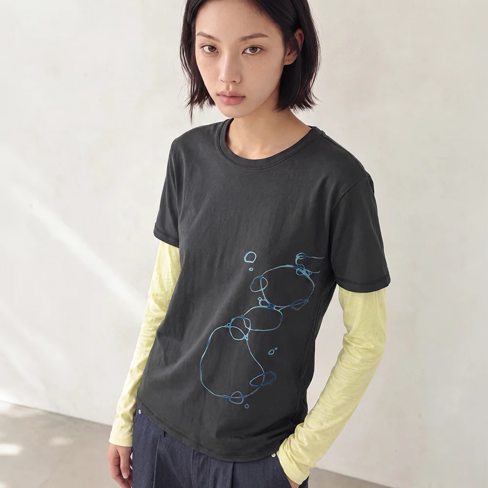 Bluesf layered graphic tee_CH