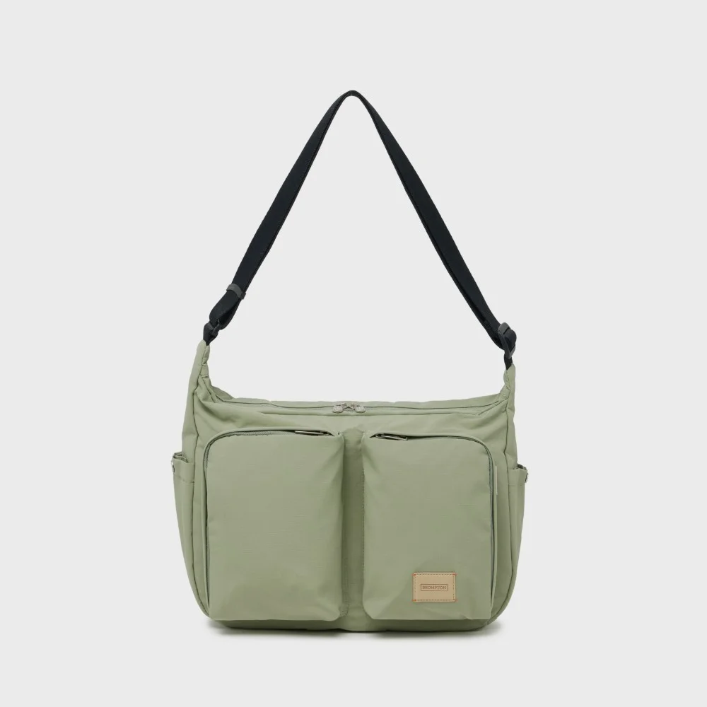 TASLAN RIPSTOP HOBO BAG - LIGHT KHAKI (P255ACR402)