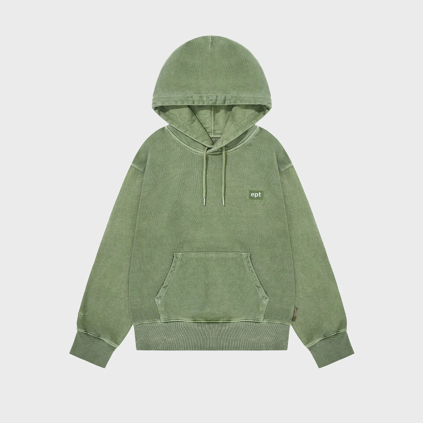BOX LOGO PIGMENT HOODIE (KHAKI)
