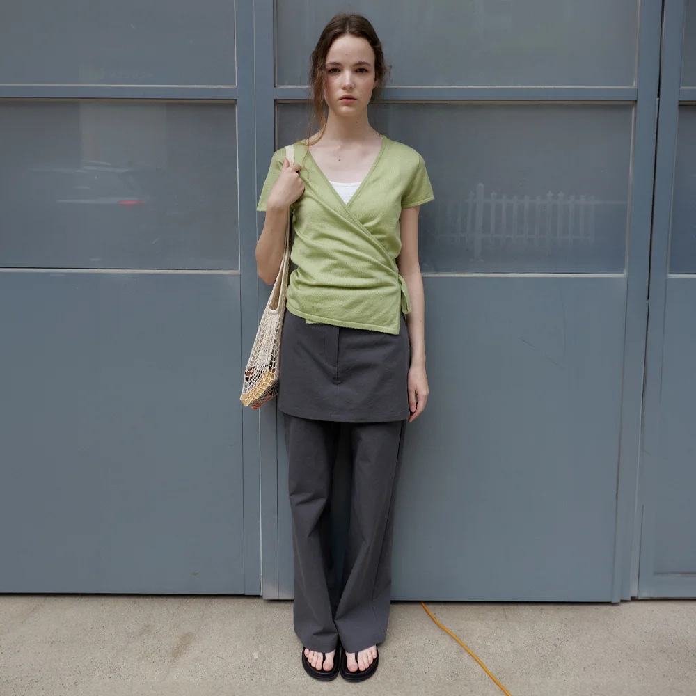 renee skirt-pants - charcoal