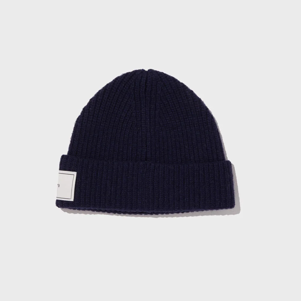 LONG BEANIE_NAVY