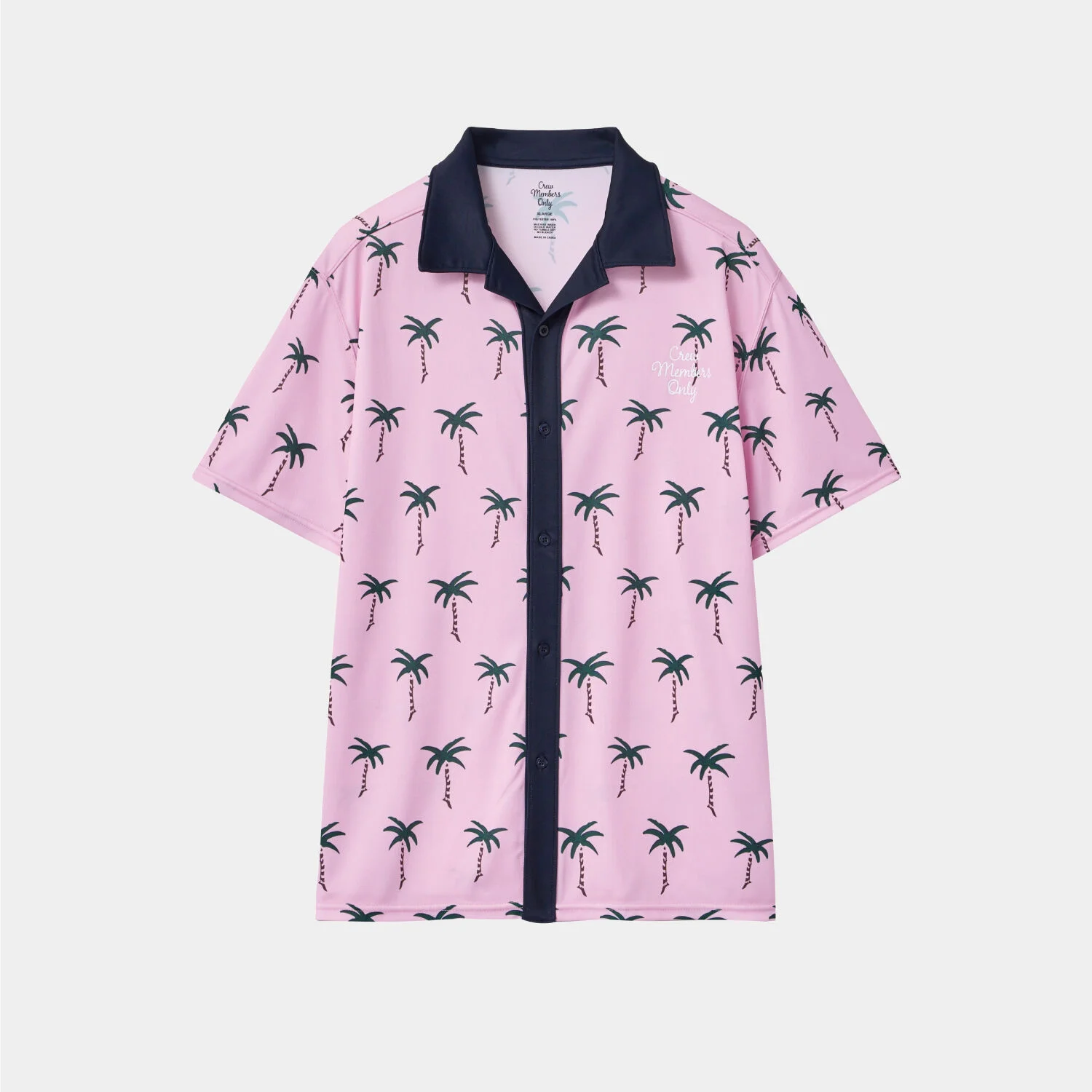 RESORT SHIRT PALMTREE PINK