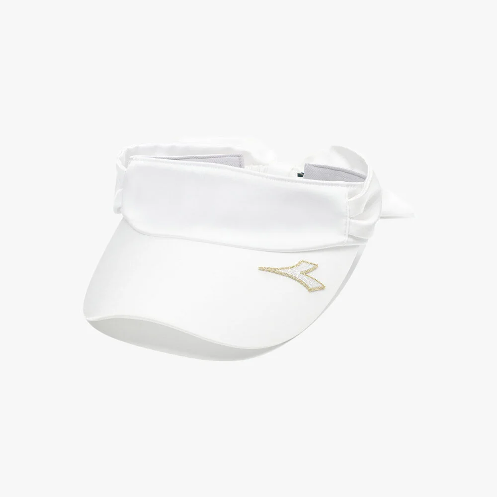 Cross Court 蝴蝶結 遮陽帽舌 OFF WHITE