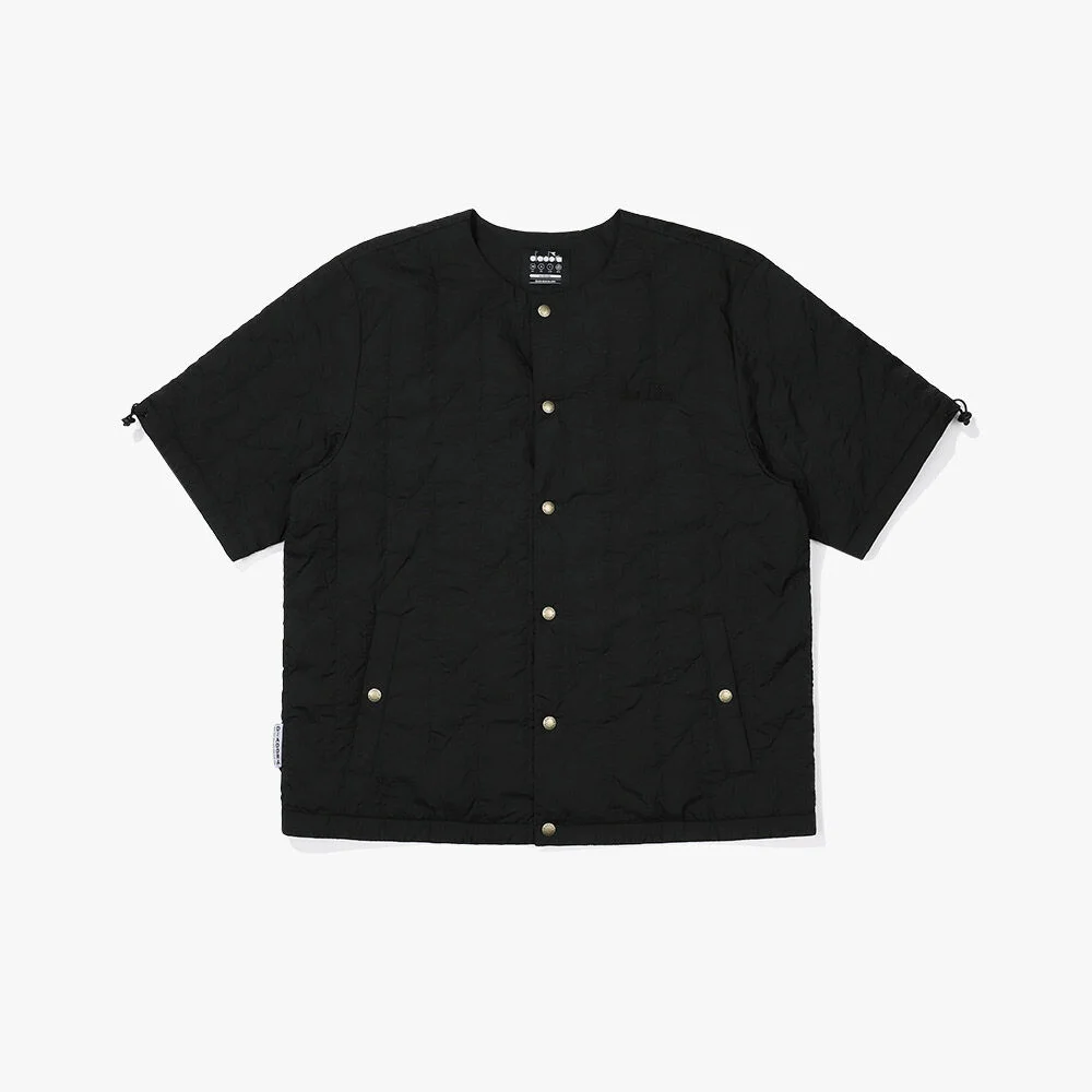 短袖 羽絨外套 外套 BLACK