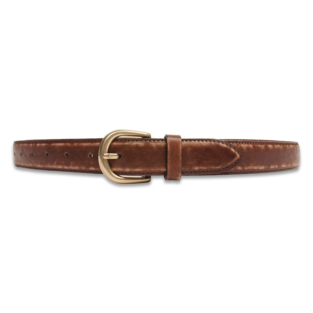 W.Vintage Cowhide Belt in Brown