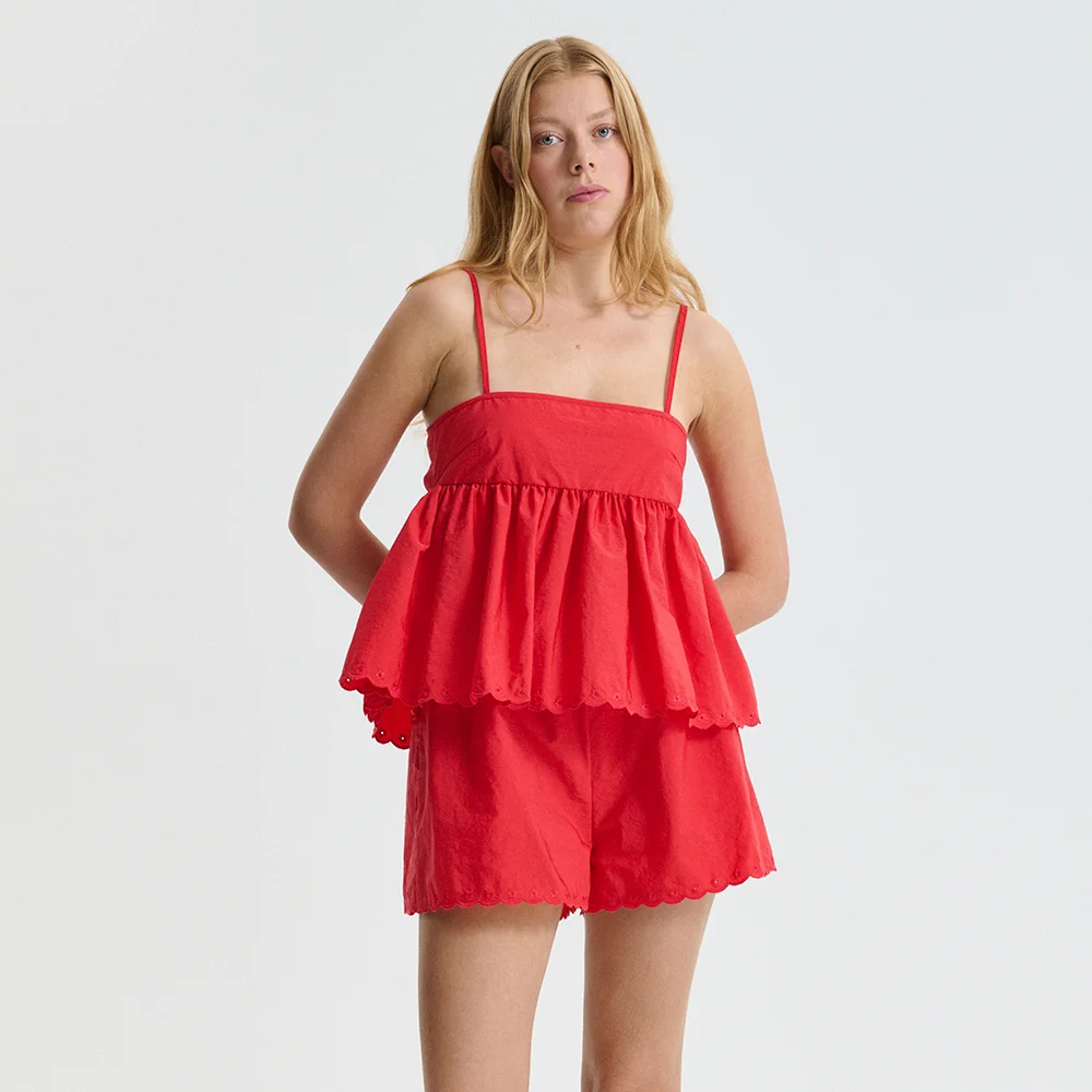(W) CBSELENA TOP (RED)
