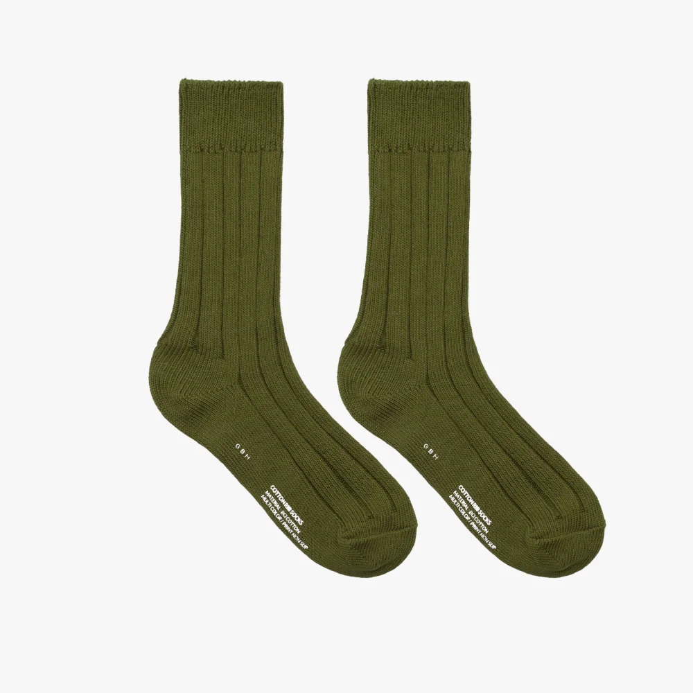 COTTON RIB SOCKS / 8 COLOR