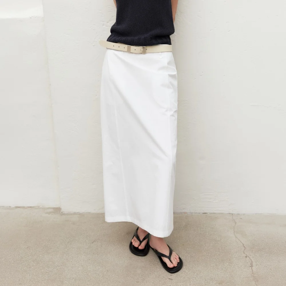 POUND COTTON SKIRT_IVORY