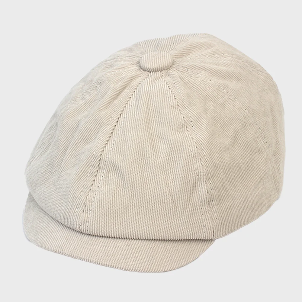 Corduroy Ivory Banding Huntingcap 獵人帽