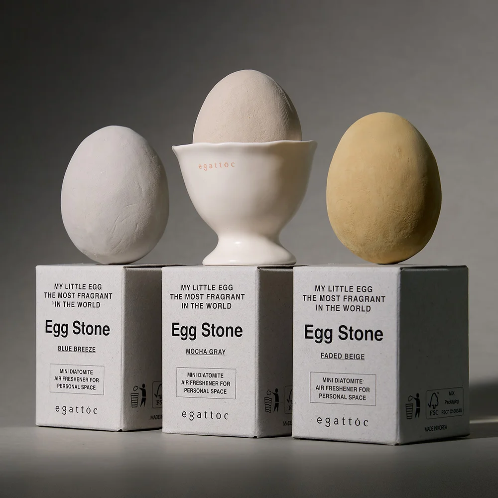 Egatot 雞蛋 托盤 套裝 (Egg Tray 小+Eggstone 90g) 3款 擇1