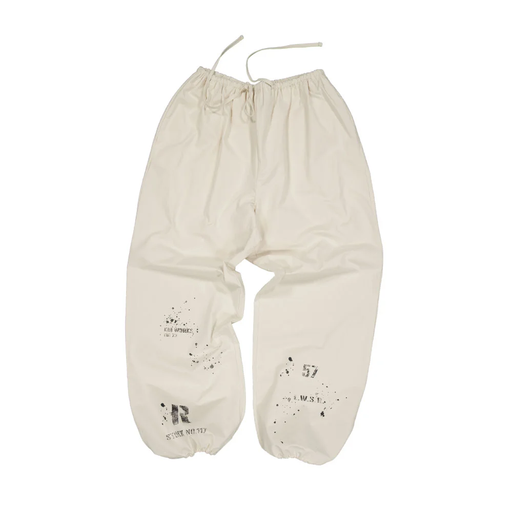 STOCK NO.777 DRAWSTRING PANTS-IVORY