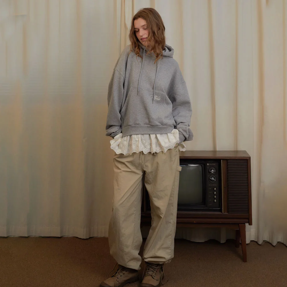 Warm field fleece pants (Beige)