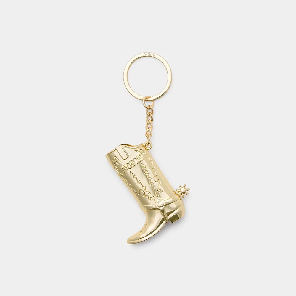 WESTERN BOOT KEYRING - GOLD