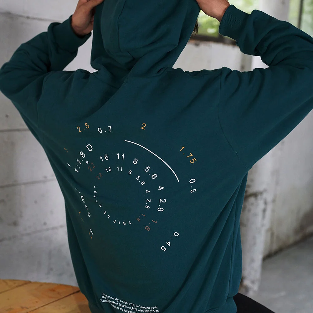 MACRO PULLOVER HOODY GREEN