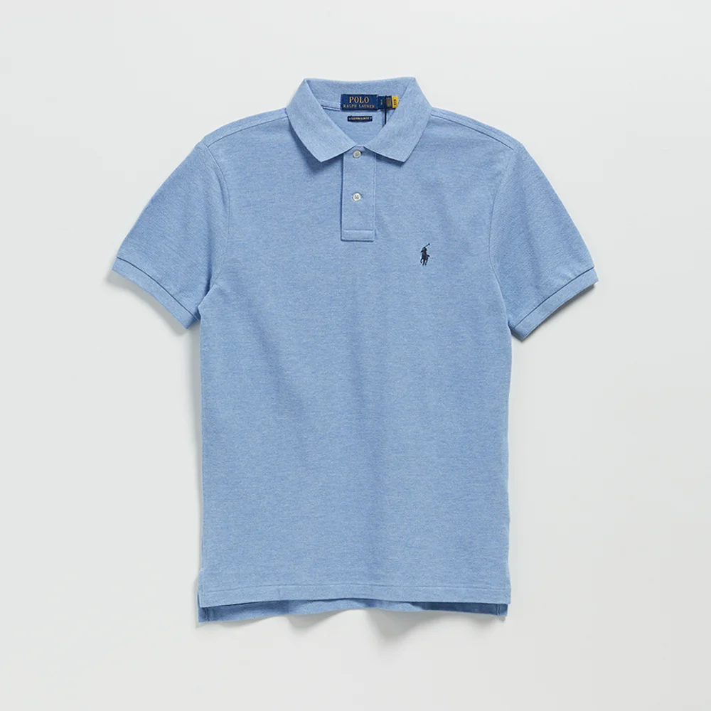 訂製 修身版型 Polo 襯衫 (BLUE)