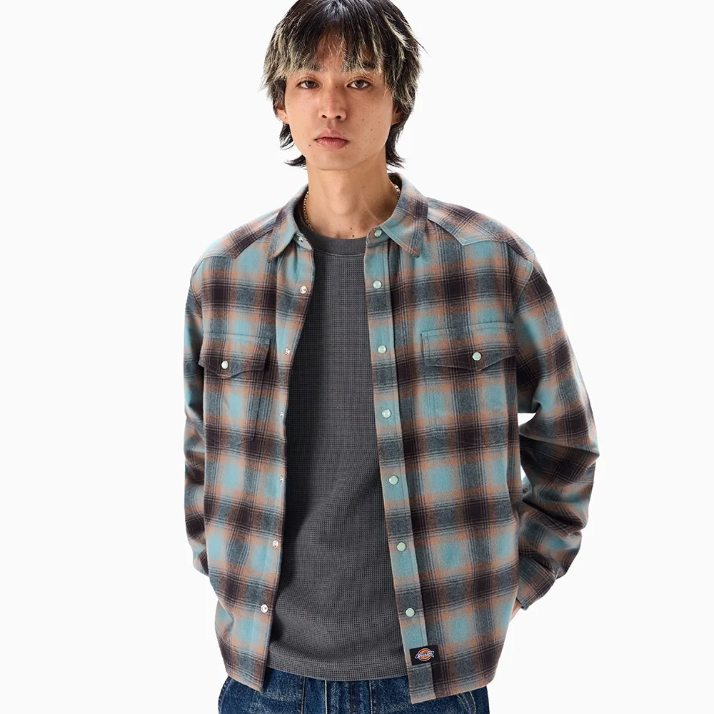 西部 Flannel 襯衫 Mint