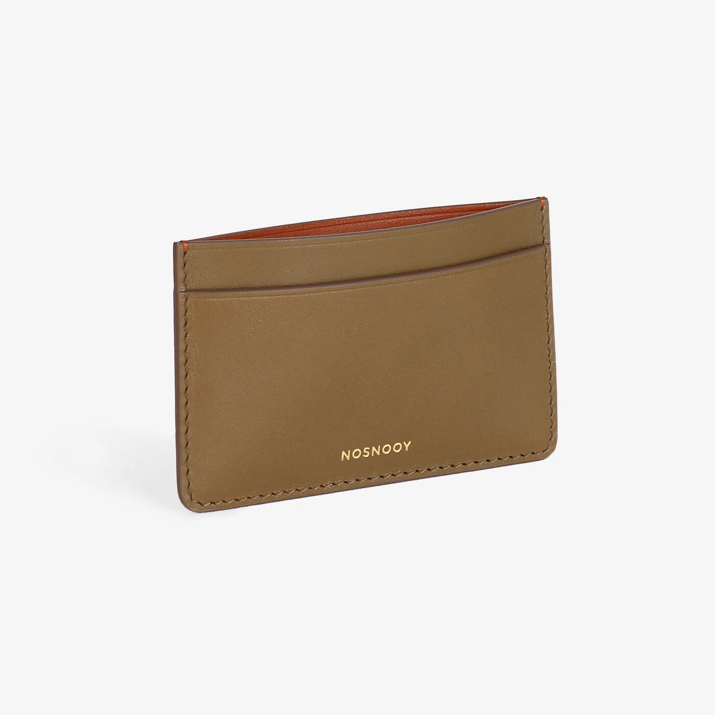 Italy nappa card holder woodbine