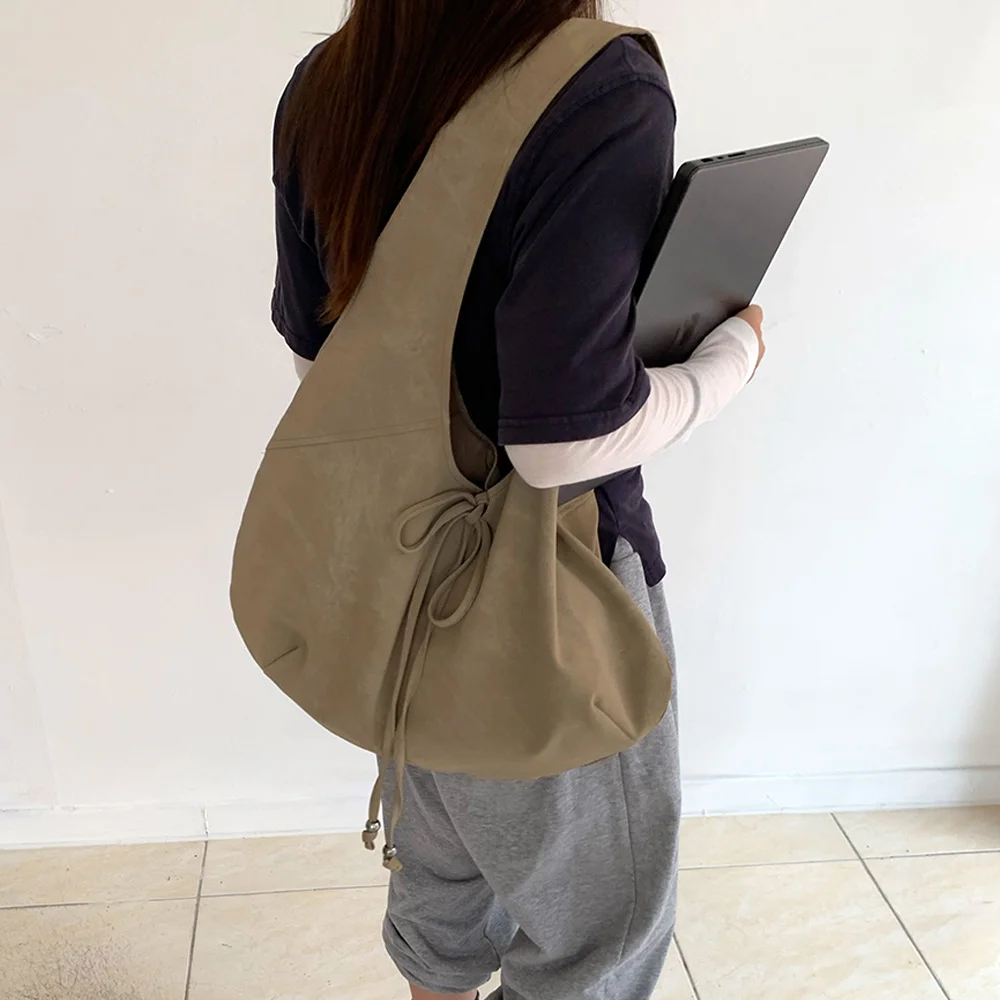 Bud Moon Suede Bag - Dust Beige