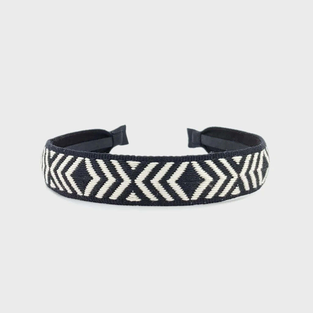Lala 民族風 髮帶 M-黑色