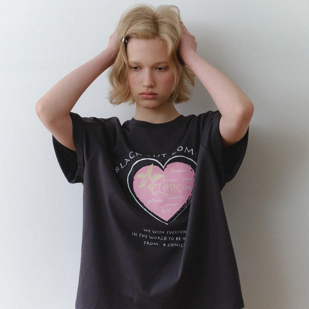 1次預訂 Greatest Love T-shirt_charcoal