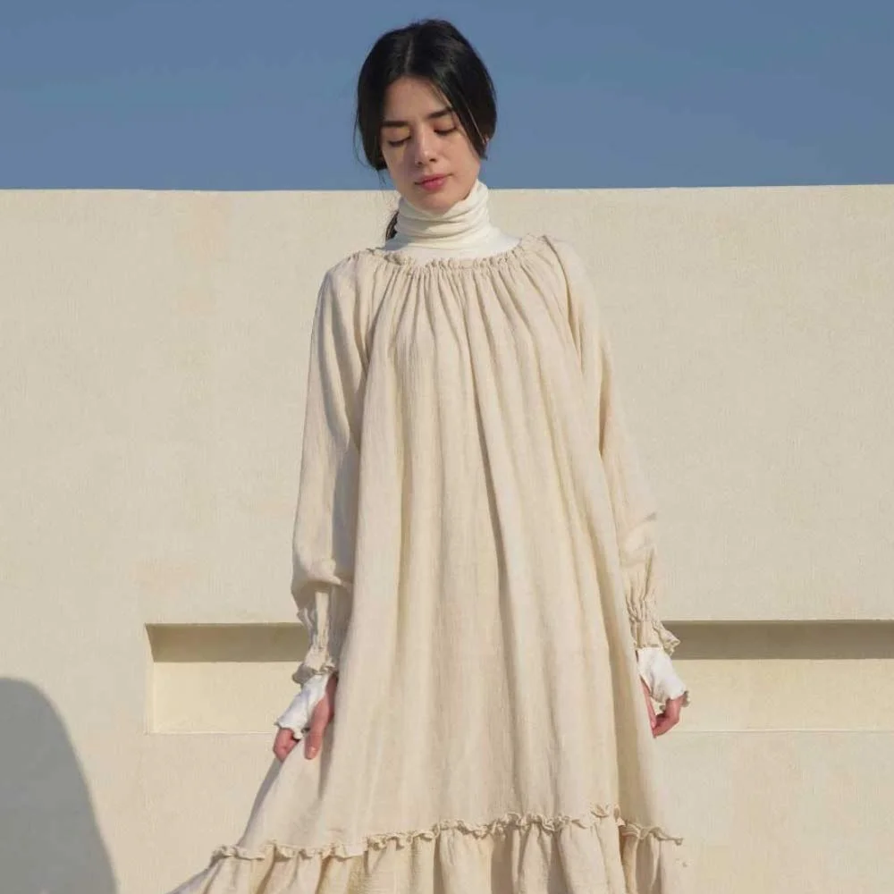 layered cotton drub polar