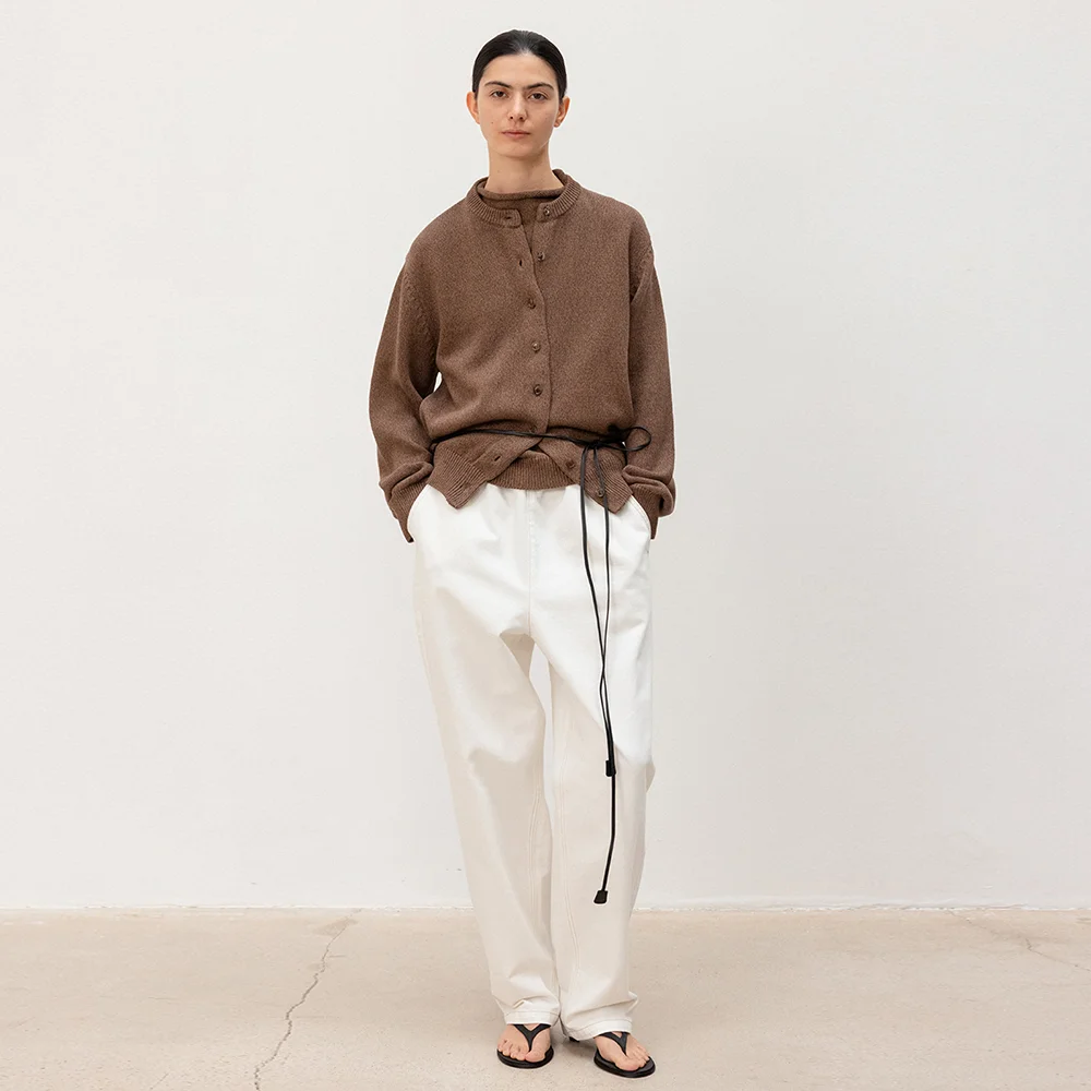 Hudson Banding Denim in White