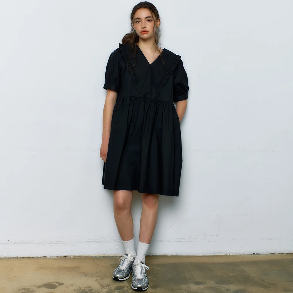Marlene Cotton Collar One-Piece