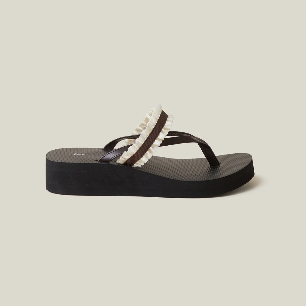 Fev Veil flip-flop(brown)_DE2AM26012BRN