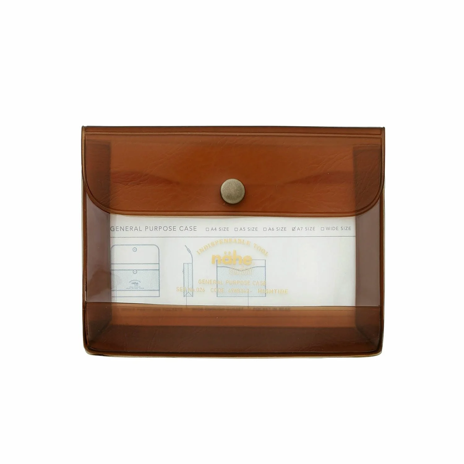 NAHE General Purpose Case A7_Clear Brown
