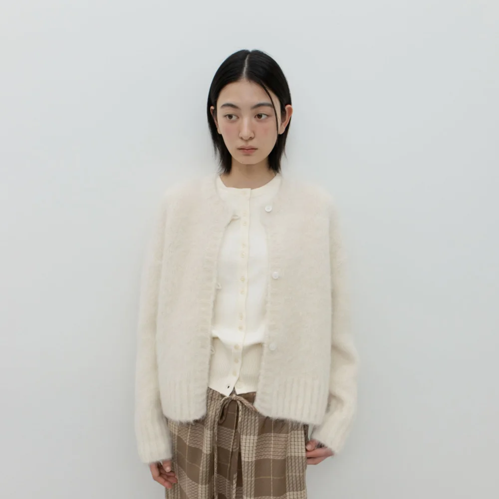 SURI ALPACA CARDIGAN / IVORY