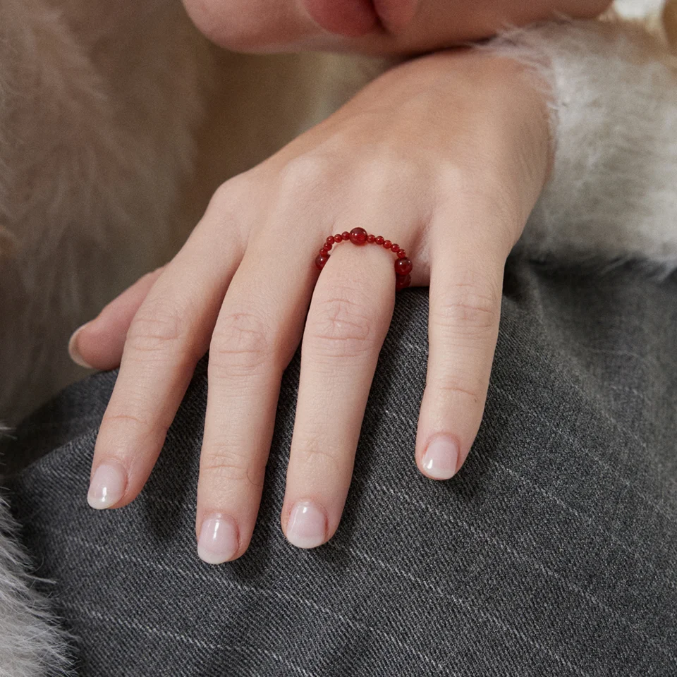 Red gemstone ring