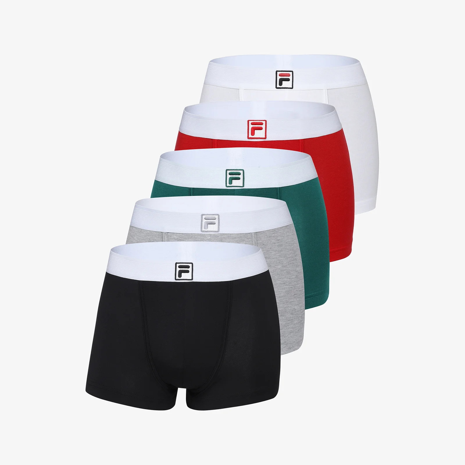 線上限定 F純棉 四角內褲 5套裝_FI4DRH1121M