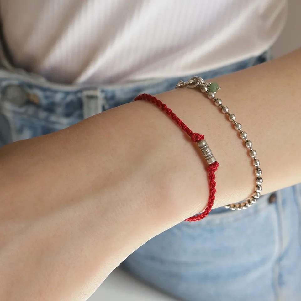 Hope Knot Bracelet (2color) 男女通用
