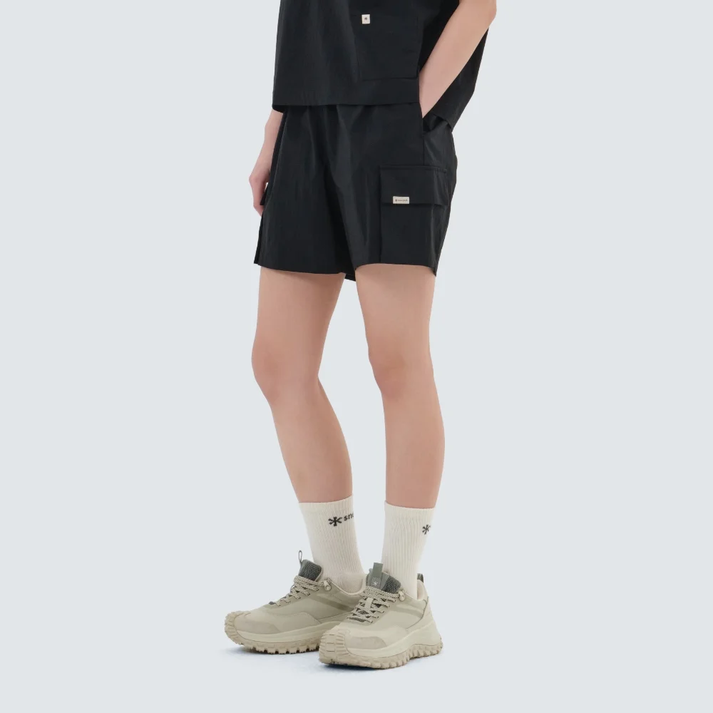 髮根 女裝 工裝 短褲 Black (S25MWRHP61)