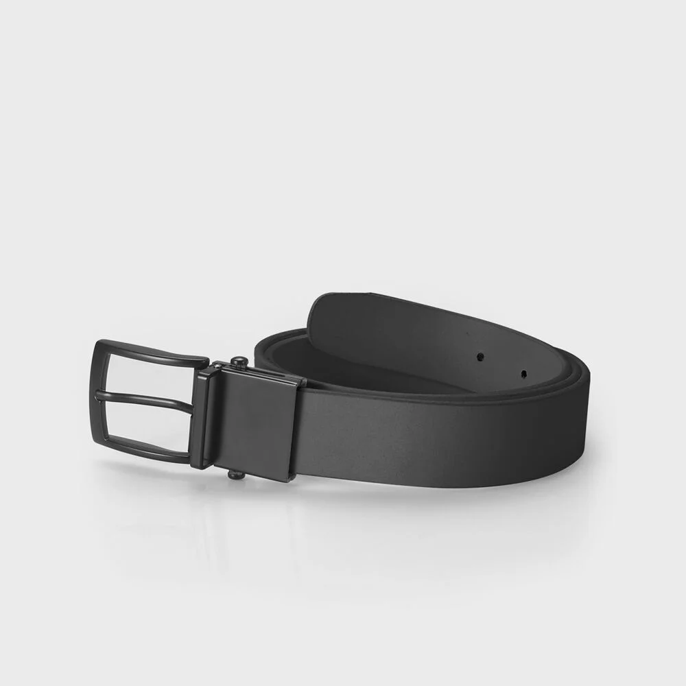 33mm 隱形合身2 縫線 飾扣 高爾夫 Movable 腰帶 MGU902BK